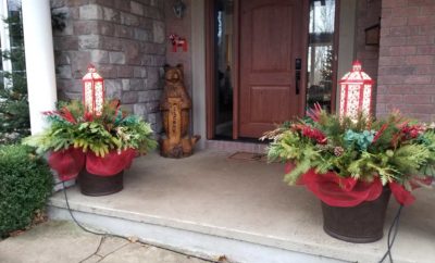 Custom Seasonal Garden Urn by Kate